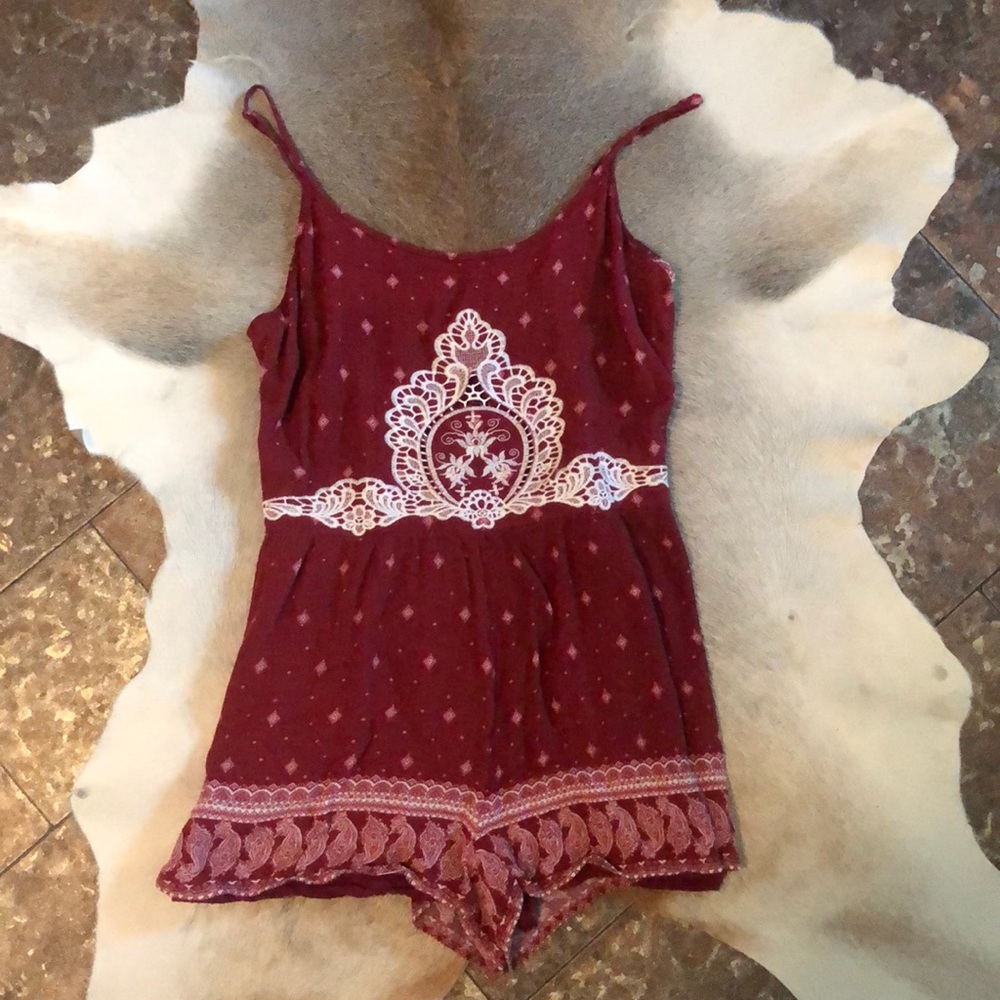 Maroon Romper!
